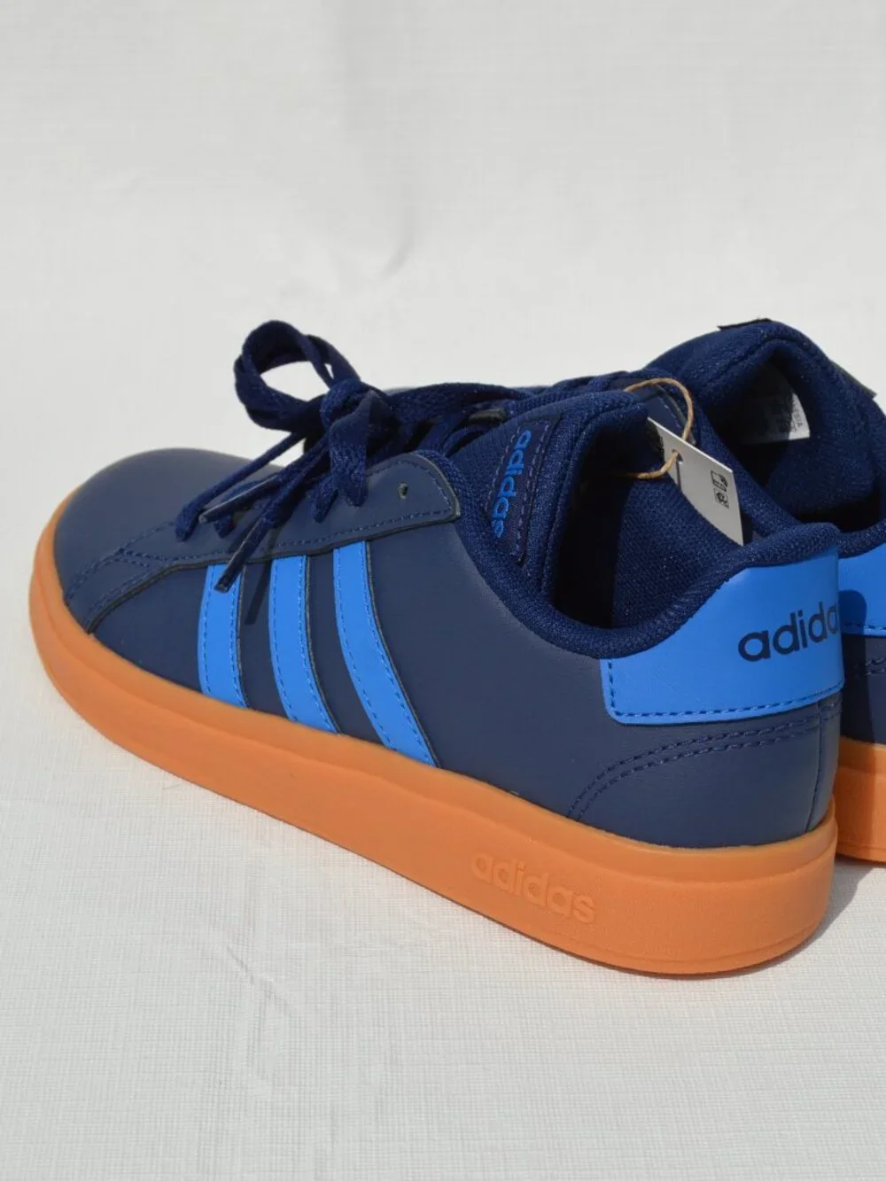 Adidas Grand Court Lifestyle Tennis Lace-Up Shoes Size 3 (New)